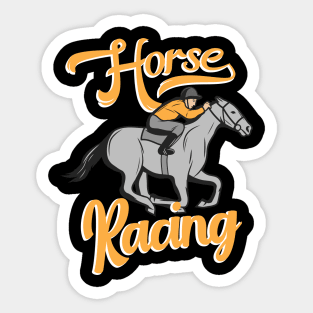 Horse Racing Sticker